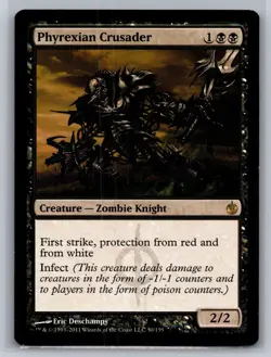 Mirrodin Besieged #50 Phyrexian Crusader *M4 - Image 1