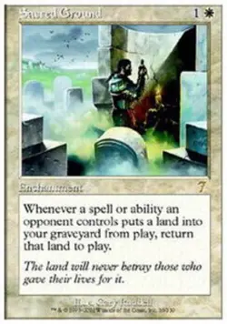 Mint/Near-Mint, English - 4 x MTG Sacred Ground Seventh Edition - Image 1