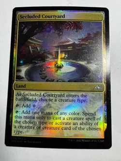 Secluded Courtyard Kamigawa: Neon Dynasty Foil - Image 1