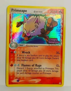 PRIMEAPE 50/110 EX Holon Phantoms Reverse Holo Stamped Pokemon Card 2006 - Image 1