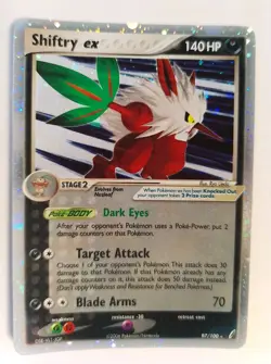 Shiftry Ex 97/100 EX Crystal Guardians Holo ultra rare Pokemon Card 2006 - Image 1