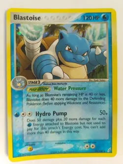Blastoise 14/100 | EX Crystal Guardians Holo Foil Pokemon Card 2006 - Image 1