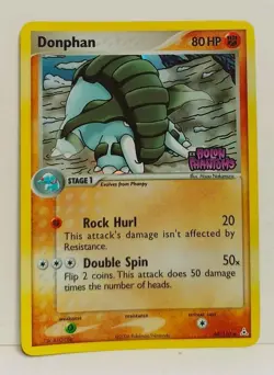 Donphan 40/110 EX Holon Phantoms Reverse Holo Stamped Pokemon Card 2006 - Image 1