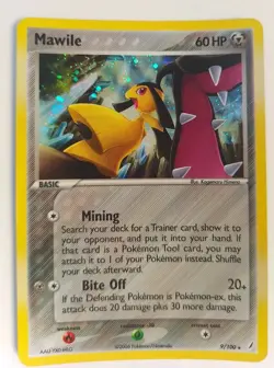 Mawile 9/100 EX Crystal Guardians Holo Foil Pokemon Card 2006 - Image 1