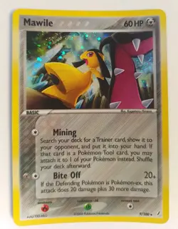 Mawile 9/100 EX Crystal Guardians Holo Foil Pokemon Card 2006 - Image 3