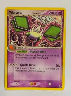 Vibrava 24/101 EX Dragon Frontiers Regular Rare Pokemon Card 2006 - Image 1
