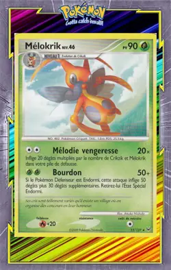 Melokrik - Platine - 32/127 - Carte Pokemon Francaise - Image 1