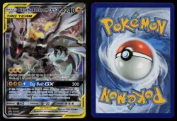 Pikachu & Zekrom GX SM168 Tin Alternate Art Tag Team Holo Promo Pokemon LP - Image 3