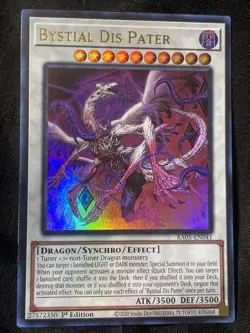 Yu-Gi-Oh! Bystial Dis Pater 1st Edition Rarity Collection V - Image 1