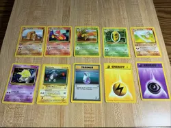 1999-2000 Pokemon Card Lot- 10 Different Cards - Image 1