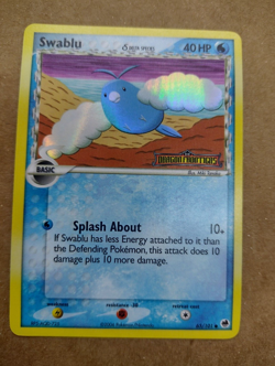 Pokemon Card Swablu - 65/101 - Stamped Holo - Ex Dragon Frontiers - Near Mint - Image 1