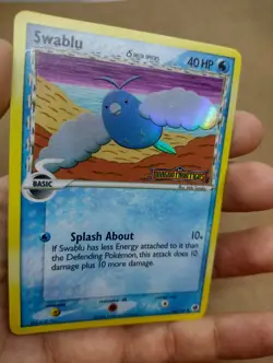 Pokemon Card Swablu - 65/101 - Stamped Holo - Ex Dragon Frontiers - Near Mint - Image 3