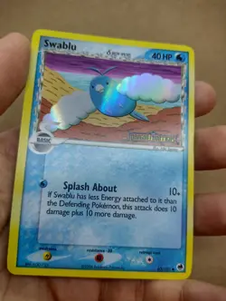 Pokemon Card Swablu - 65/101 - Stamped Holo - Ex Dragon Frontiers - Near Mint - Image 4
