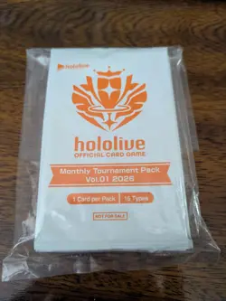 Lot Of 5 Kits hololive OFFICIAL CARD GAME: Monthly Tourn. Pack Vol.01 2026 - Image 2