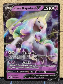 Galarian Rapidash V SWSH111 SWSH: Sword & Shield Promo Cards Holo - Image 1