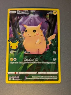 Pokemon - Sword & Shield Celebrations (25th) - Pikachu 5/25 NM - Image 1