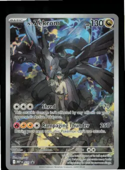 N's Zekrom - 031 031 Holo Promo ME: Mega Evolution Promo Pokemon Near Mint - Image 1