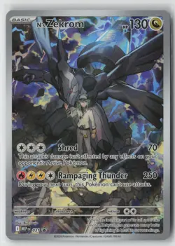 N's Zekrom - 031 031 Holo Promo ME: Mega Evolution Promo Pokemon Holo Near Mint - Image 1