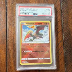 Pokemon TCG Radiant Charizard 020/159 Crown Zenith Radiant Rare Holo PSA 10 - Image 1