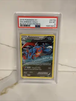 Pokemon Salamence XY59 Black Star Promo Δ Evolution Holo PSA 6 - Image 1