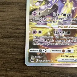 Pokemon Mewtwo VSTAR GG44/GG70 Crown Zenith: Galarian Gallery Holo - Image 5
