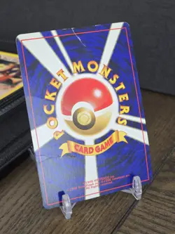 Pokemon Card Unown A #201 Japanese Neo 2 Discovery Holo Rare Vintage DMG SWIRL - Image 2