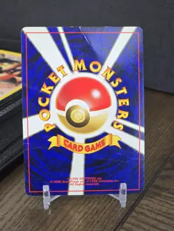 Pokemon Card Unown A #201 Japanese Neo 2 Discovery Holo Rare Vintage DMG SWIRL - Image 4