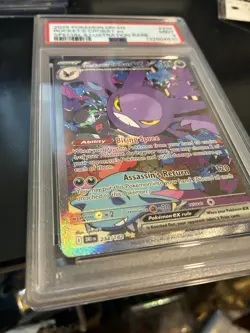 2025 Pokemon DRI En Rocket's Crobat Ex Special Illustration Rare #234 PSA 9 Mint - Image 3