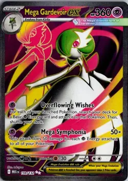 Mega Gardevoir ex 159/132 Full Art - Pokemon TCG Mega Evolution - NM - Image 1