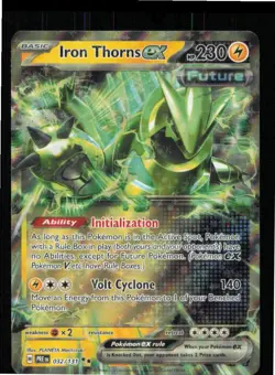 Iron Thorns ex 032/131 Holo Double Rare Prismatic Evolutions Pokemon Near Mint - Image 1