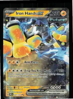 Iron Hands ex 031/131 Holo Double Rare Prismatic Evolutions Pokemon Near Mint - Image 1