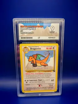 Pokemon Dragonite Black Star Promo #5 First Movie Promo WOTC ACE 9 - Image 1