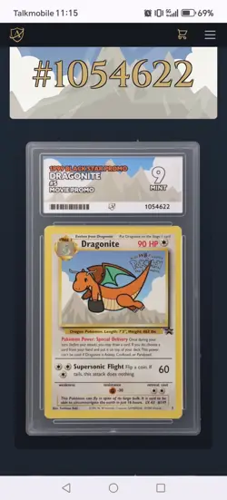 Pokemon Dragonite Black Star Promo #5 First Movie Promo WOTC ACE 9 - Image 4