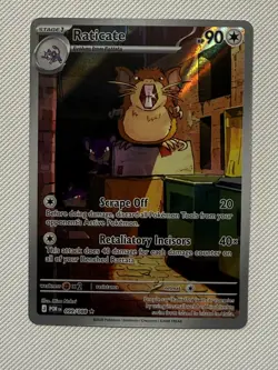 Raticate 099/088 Holo Illustration Rare Perfect Order Pokemon Near Mint - Image 1