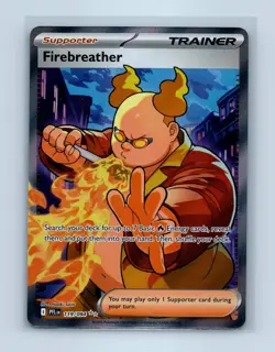 Pokemon tcg ME02: Phantasmal Flames Firebreather Near Mint or Better - Image 1