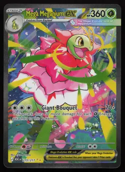 Mega Meganium ex 272/217 SIR Ascended Heroes Pokemon English NM - Image 1