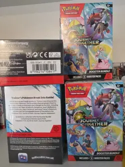 Pokemon TCG Journey Together Booster Bundle SEALED - 6 Booster Packs - Image 1