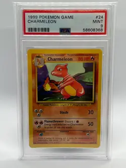 Charmeleon 24/102 Base Set Englisch Pokemon Karte PSA 9 - Image 1