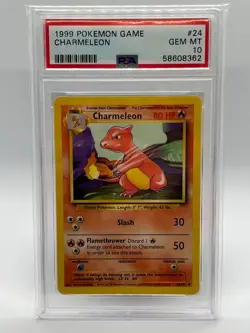 Charmeleon 24/102 Base Set Englisch Pokemon Karte PSA 10 - Image 1