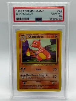 Charmeleon 24/102 Base Set Englisch Pokemon Karte PSA 10 - Image 1