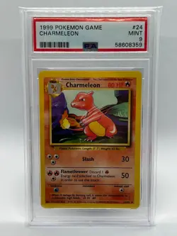Charmeleon 24/102 Base Set Englisch Pokemon Karte PSA 9 - Image 1
