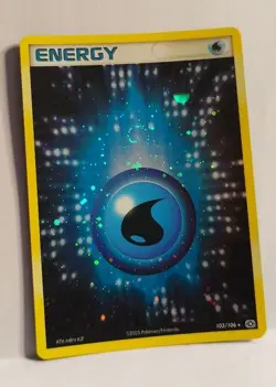 Water Energy 103/106 EX Emerald Holo Rare Pokemon card 2005 - Image 2
