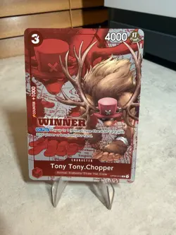 One Piece Tony Tony Chopper OP04-010 Winner Pack 2024 Promotion Card NM - Image 1