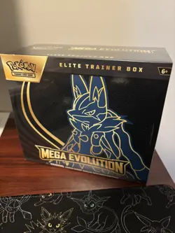 Pokemon TCG: Mega Evolution Lucario ETB SEALED - Image 1