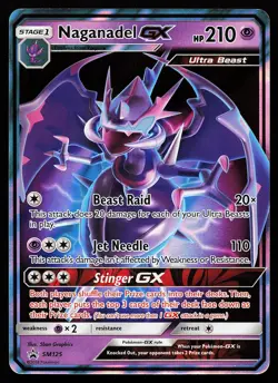 Naganadel GX SM125 Holo Sun & Moon Promo Pokemon Card - Image 1