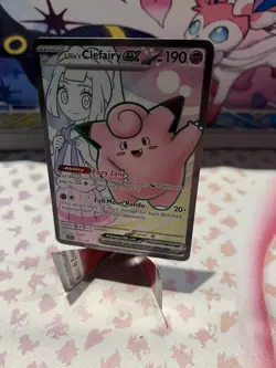 Pokemon - SVP195 - Lillie's Clefairy ex - Scarlet & Violet Promo - Image 1