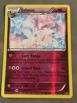 Sylveon - 72/111 - Pokemon Furious Fists XY Reverse Holo Rare Card LP/NM - Image 1