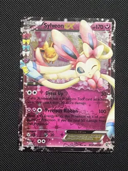 Sylveon EX RC21/RC32 Generations: Radiant Collection Ultra Rare Pokemon Card LP - Image 1