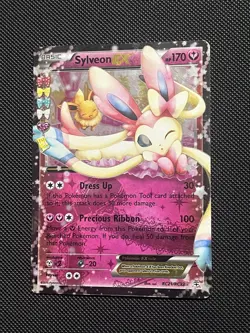 Sylveon EX RC21/RC32 Generations: Radiant Collection Ultra Rare Pokemon Card LP - Image 2