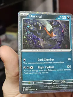 Pokemon TCG Darkrai 136/197 Cosmos Holo Excluisive W/Double Swirl NM - Image 3